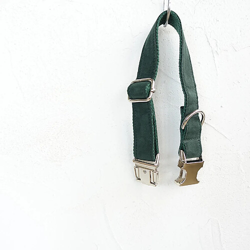 Universal Collier en daim vert