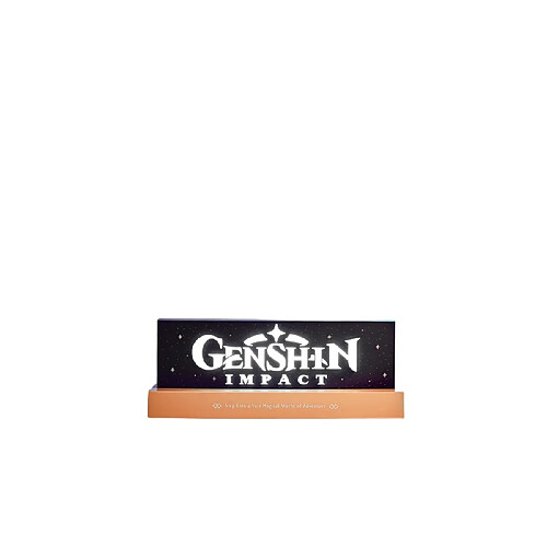 Neamedia Icons Genshin impact Panneau lumineux logo - Noir