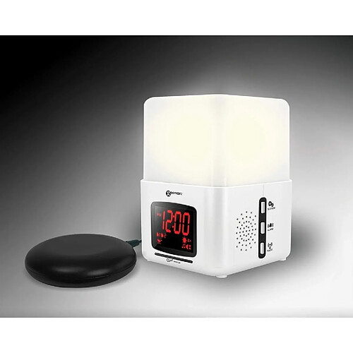 Geemarc Réveil Wake'n'Shake Light - Blanc
