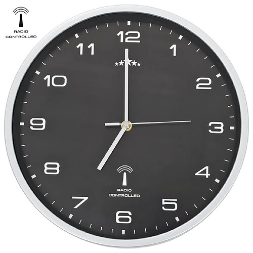 Decoshop26 Horloge Murale Radioguidée