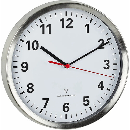 Horloge Radio-pilotée TFA Aluminium
