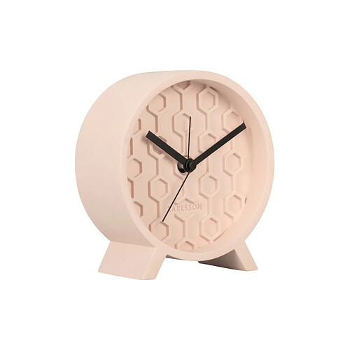 Karlsson Réveil Honeycomb Rose