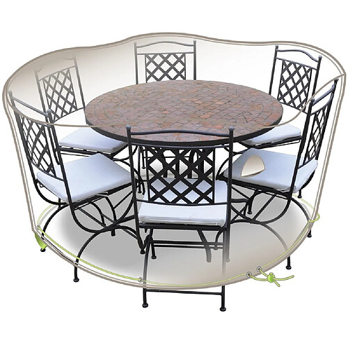 Housse de table et chaises ronde - CLS04 - JARDILINE