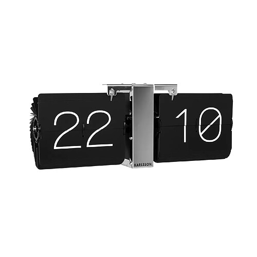 Karlsson Horloge à poser design vintage No Case - Noir