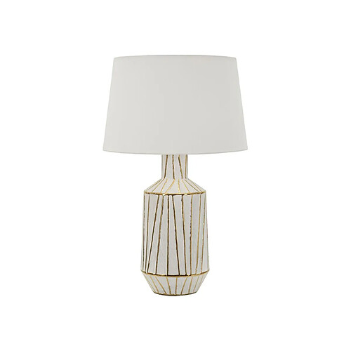 Paris Prix Lampe à Poser Tangeri 73cm Blanc & Or