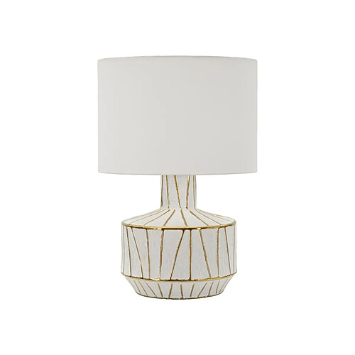 Paris Prix Lampe à Poser Tangeri 60cm Blanc & Or
