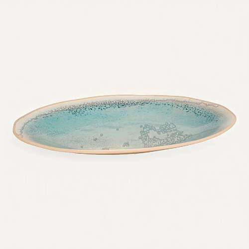 But Plat ovale 40x32 cm PIA Bleu / Beige
