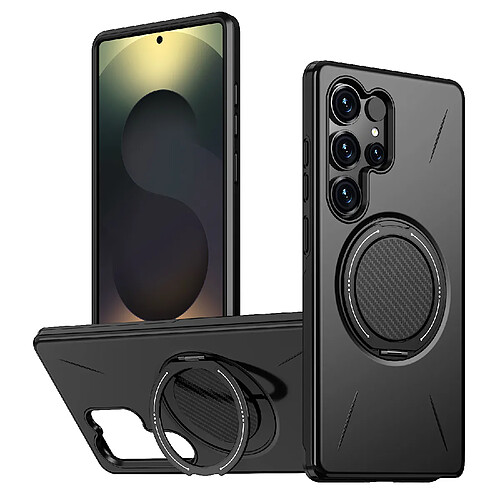 Generic Home Pour Samsung A57 Étui de téléphone magnétique Pi avec support rotatif et protection~280