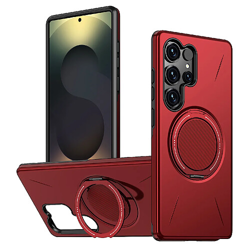 Generic Home Pour Samsung A56 Étui de téléphone magnétique Pi avec support rotatif et protection~322