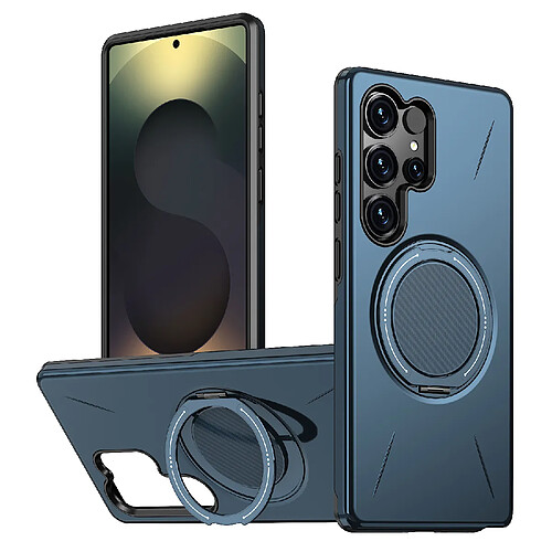 Generic Home Pour Samsung A35 Étui de téléphone magnétique Pi avec support rotatif et protection~368