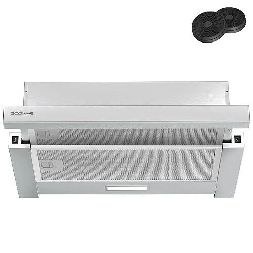 Hotte aspirante à écran plat 60 cm 3003A2 - Argent