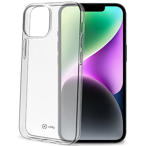 Celly Coque Gelskin TPU iPhone 14 Transparente