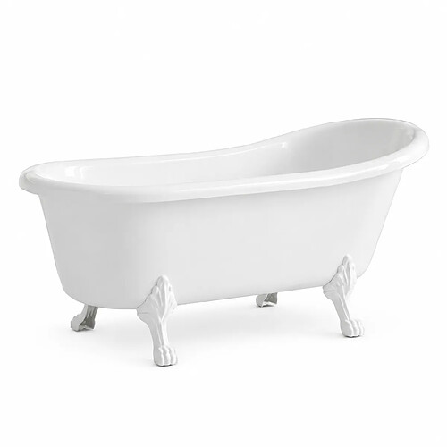 Otitec Baignoire îlot Leona - 160 x 75 cm - angle gauche - blanche