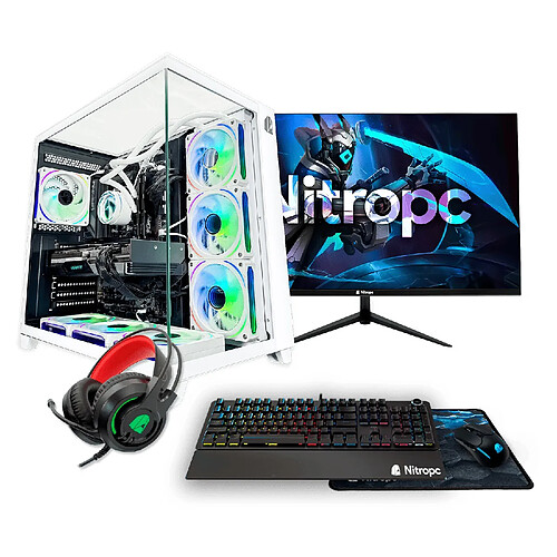 PC Gamer NitroPC Pack Extrême Intel Core i5-14400F GeForce RTX 5060 8Go 32Go SSD 1 To