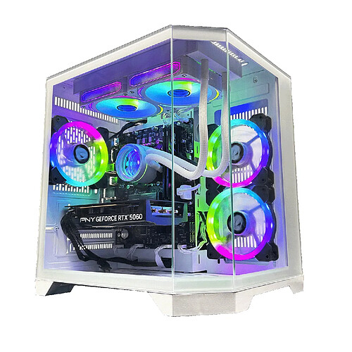 PC Gamer NitroPC Avancé AMD Ryzen 7 5800X Radeon RX 9060 XT 16Go 16Go SSD 1 To