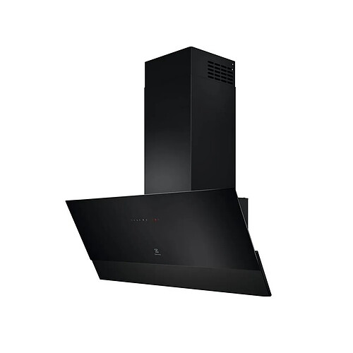 Hotte décorative inclinée 90cm 615m3/h - LFV449K - ELECTROLUX