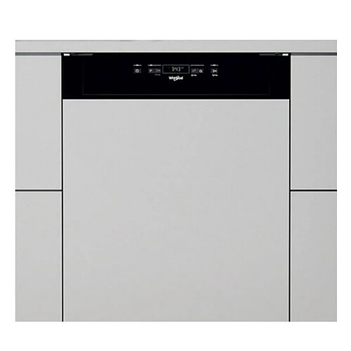 Lave-vaisselle 60cm 14 couverts 46bd intégrable avec bandeau noir - W3PFD636B - WHIRLPOOL