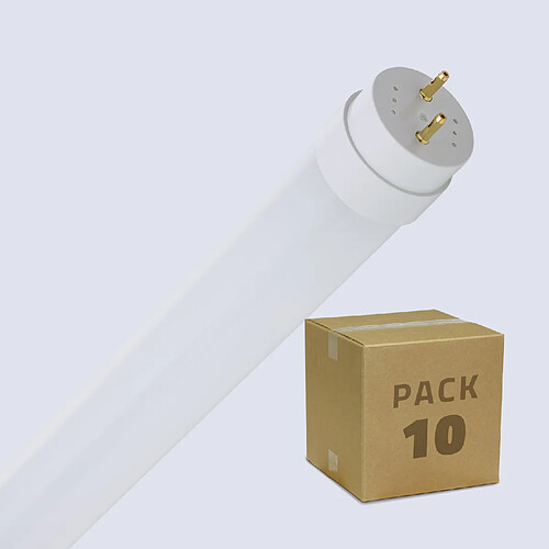 Ledkia Tube LED T8 Cristal 120 cm Connexion Latéralel 18W 160lm/W (Pack 10 unités) 4000K