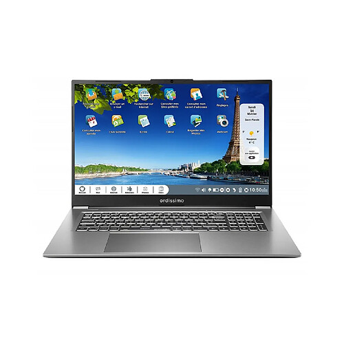 Ordissimo Laura 3 - 17.3" FHD - Intel Core i3 1215U - 8 Go - 500 Go SSD - Gris