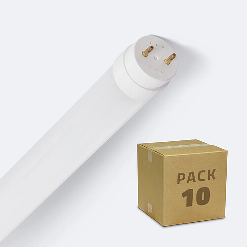 Ledkia Pack de Tubes LED T8 G13 en Verre 150 cm Connexion Unilatérale 22W 120lm/W (10