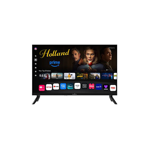 Smart Tech 24HH01K - TV LED Smart 24" HD - Dolby Digital+ - Noir