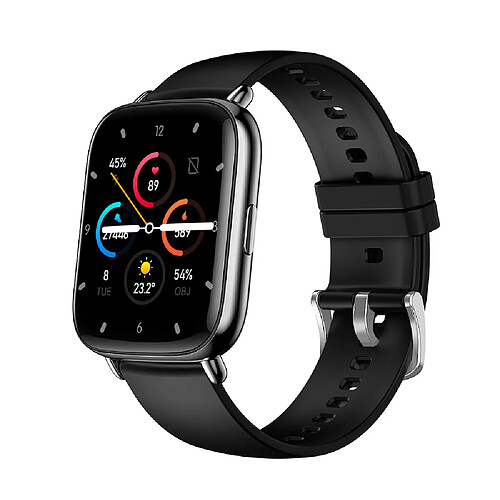 INF Montre intelligente pour surveiller fréquence cardiaque, tension artérielle Black