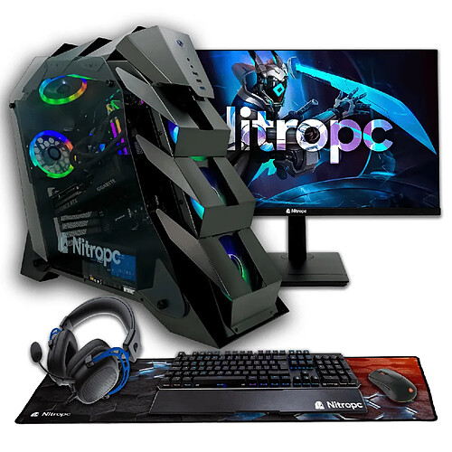 PC Gamer NitroPC Pack Élite Intel Core Ultra 7 270K Plus RTX 5070 Ti 16Go 32Go SSD 2 To