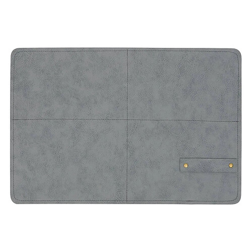 Secret De Gourmet Set de Table Rectangulaire Glenn 30x45cm Gris