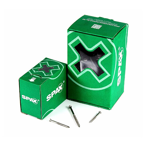 SPAX Vis pour façade 4,0 x 60mm - Torx T-STAR Plus T15 - CUT 100 pcs. (0467000400603)