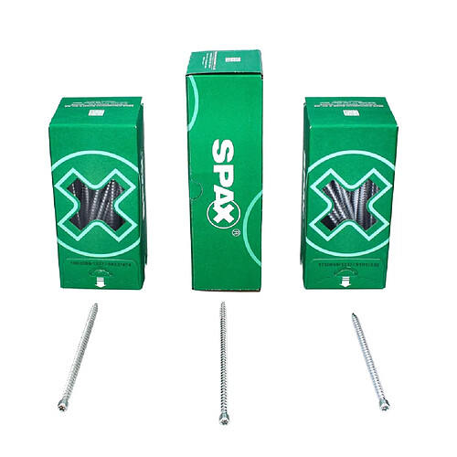 SPAX IN.FORCE Vis 8,0 x 300mm T-STAR Plus T40 WIROX - Pointe CUT 50 pcs. (1221010803005)