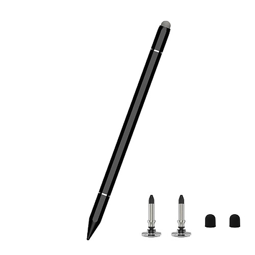 INF Disques et embouts en silicone pour stylet de précision Black