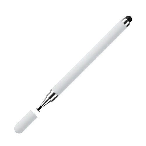 INF Stylet 2 en 1 pour écrans tactiles (double pointe en caoutchouc) White