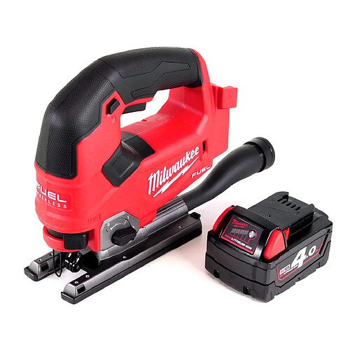 Milwaukee M18 FJS-401 Scie sauteuse 18V Brushless + 1x batterie 4,0Ah - sans chargeur