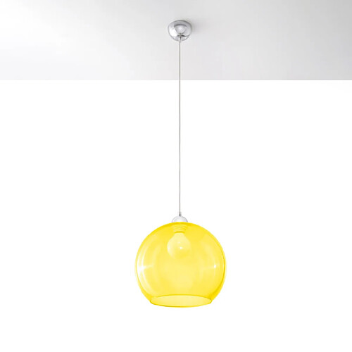 Sollux Lampe pendante Zenaina jaune