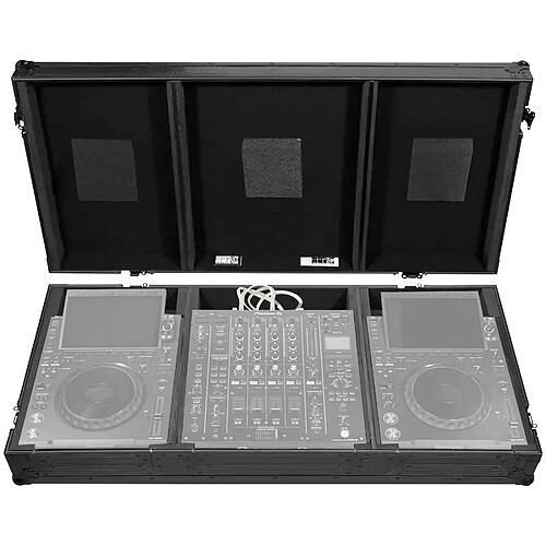 Flight Case Set CDJ-3000X + DJM-A9 V10 Euphonia Walkasse
