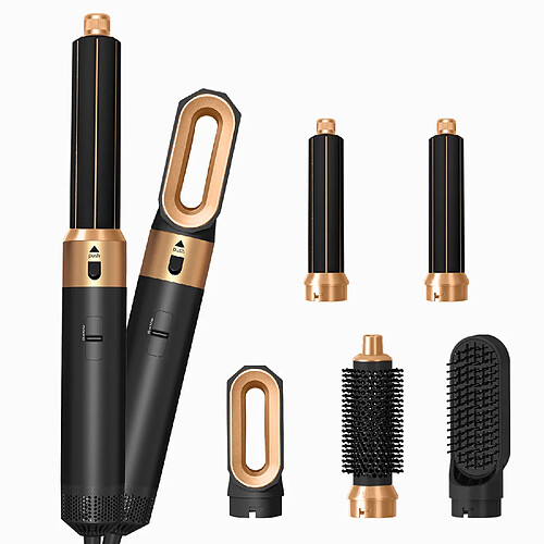 ByteLike Noir Brosse soufflante 5 en 1 multifonction