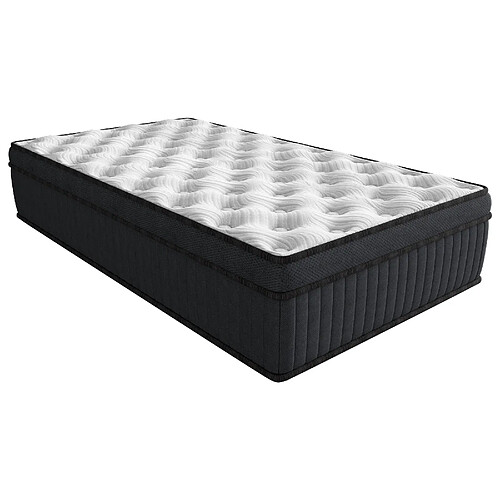 TEENO Matelas Ressorts Ensachés 90x190 cm SOMNIAE , Accueil Mémoire De Forme, 30 cm
