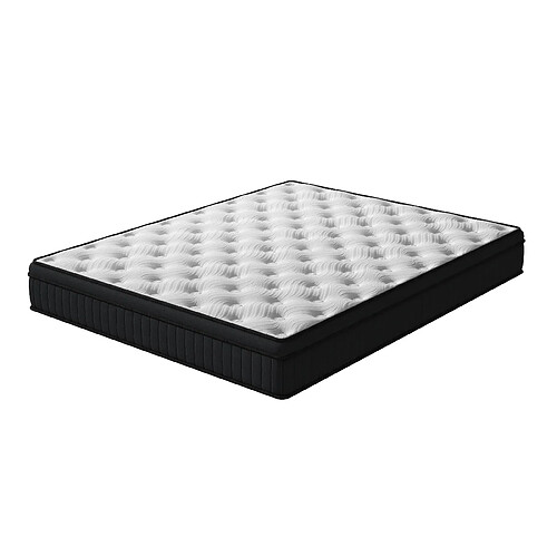 DEWINNER Matelas Ressorts Ensachés 140x190 cm Accueil mémoire de forme ép.30 cm
