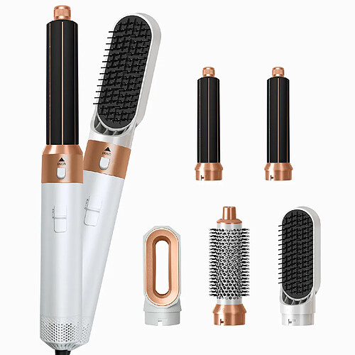 ByteLike Blanc Brosse soufflante 5 en 1 multifonction