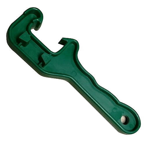 MEVA Clé à bouchon pour fûts de 60 L et 200 L, en plastique de 2" et 3/4".