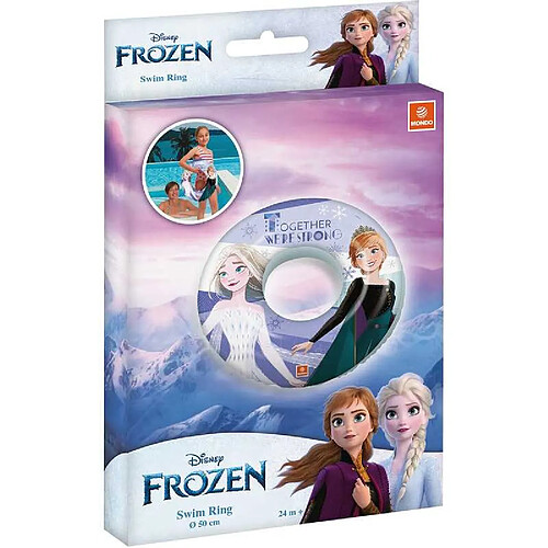 MONDO SPA Frozen - Bouée gonflable décorative 50 cm - Elsa et Anna - Mauve clair