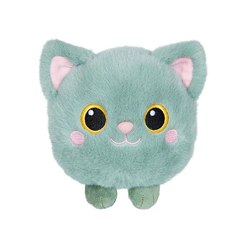 GIPSY TOYS Moko Maru Kitty - Peluche chat vert 20 cm - Kawaii