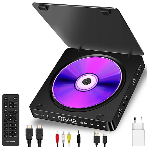 ByteLike Lecteur DVD compact portable