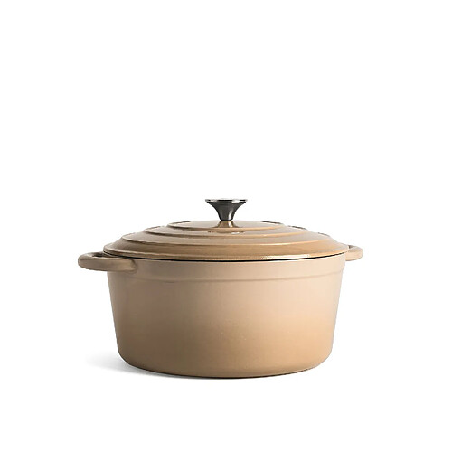Jernverket – Grande Cocotte en Fonte 7 L Blanco Crema