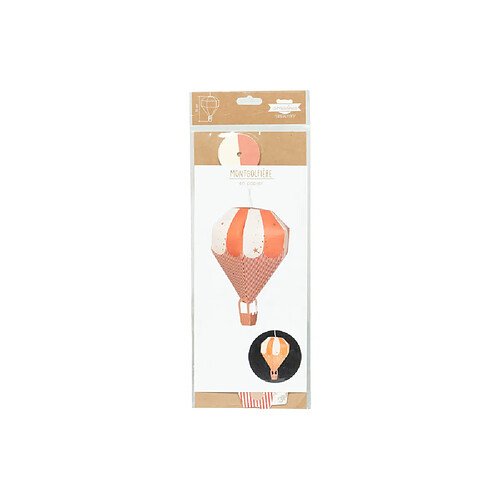 Amadeus Suspension Montgolfière cirque rouge 32 cm