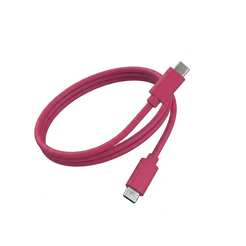 Jaym Câble USB-C vers USB-C PD 60W 3A Charge et Synchronisation Collection POP 1.5m Rose