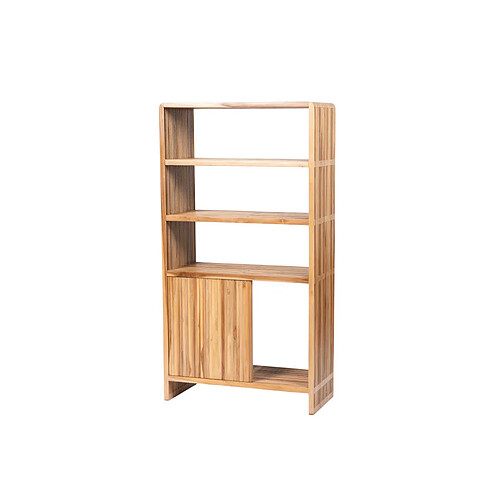 Amadeus Bibliothèque Calopsite en bois de teck recyclé