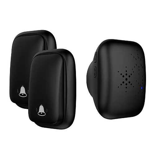 ByteLike Kit sonnette sans fil auto-alim 2 émetteur 1 récepteurs