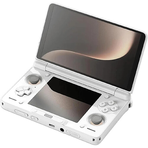 AYN Thor Max Console portable,à double écran IPS rabattable de 6,16G+1TB,Blanc