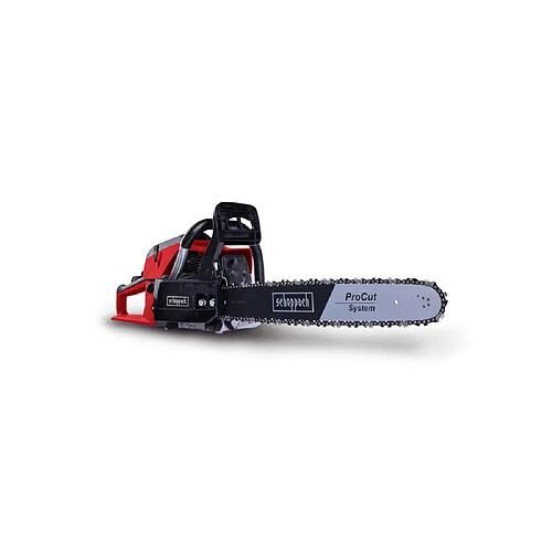 Scheppach PCS53 - Tronçonneuse à essence 38 cc - Guide 53 cm - ProCut System - Anti-rebond